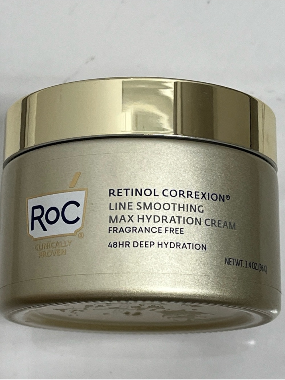 ROC retinol correxion line smoothing max hydration cream 3.4 oz